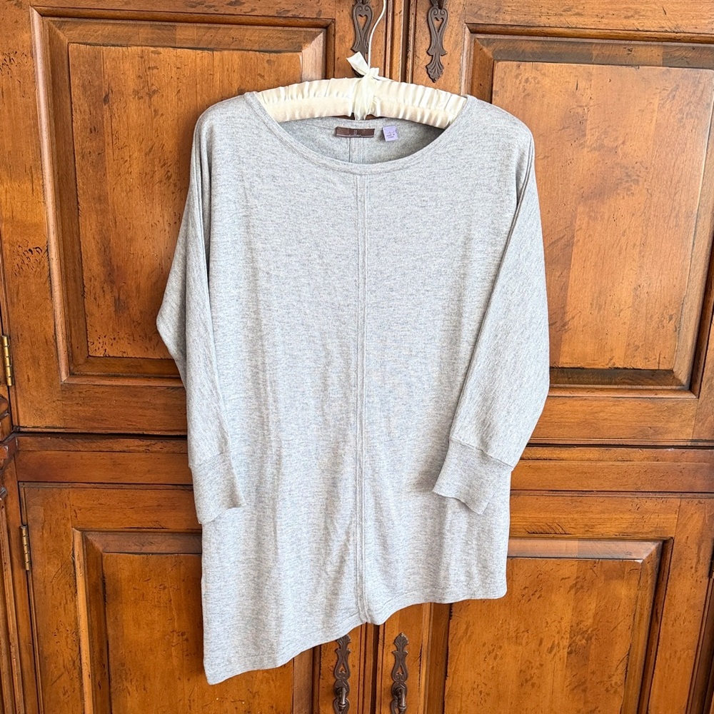 Gray Women's Crew Neck Sweater
